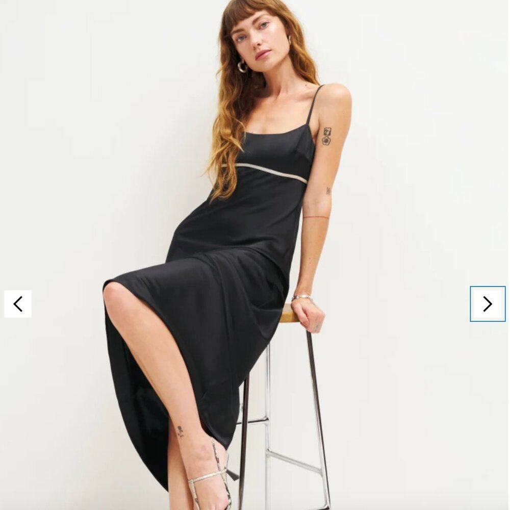 Reformation: Kailyn Silk Dress